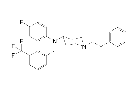 N-((3-(Trifluoromethyl)phenyl]methyl)-N-(4-fluorophenyl)-1-(2-phenylethyl)piperidin-4-amine