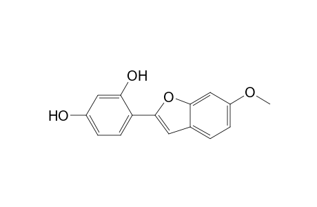 4-(6-Methoxy-1-benzofuran-2-yl)benzene-1,3-diol