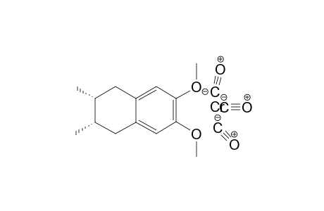 (2R,3R,8aS)-Tricarbonyl(n6-6,7-dimethoxy-2,3-dimethyl-1,2,3,4-tritetrahydronaphthalene)chromium(0)