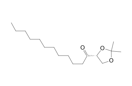(2R)-1,2-O-Isopropylidene-1,2-dihydroxy-3-tetradecanone