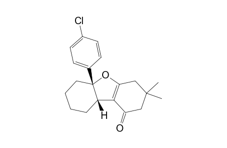 (5aS,9aS)-5a-(4-chlorophenyl)-3,3-dimethyl-4,6,7,8,9,9a-hexahydro-2H-dibenzofuran-1-one