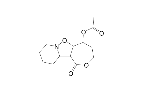 (5RS,5aRS,11aSR,11bSR)-5-Acetoxydecahydro-1H-oxepino[3',4':4,5]isoxazolo[2,3-a]pyridin-1-one