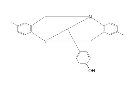 2,8-DIMETHYL-13-(p-HYDROXYPHENYL)-6H,12H-5,11-METHANODIBENZO[b,f][1,5]DIAZOCINE