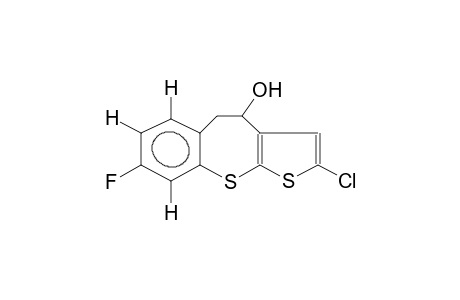 2-CHLORO-8-FLUORO-4,5-DIHYDROTHIENO[2,3-B]-1-BENZOTHIEPIN-4-OL