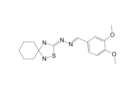 5-(3,4-DIMETHOXYBENZYLIDENEHYDRAZONO)-3,3-PENTAMETHYLEN-1,2,4-THIADIAZOLIDINE