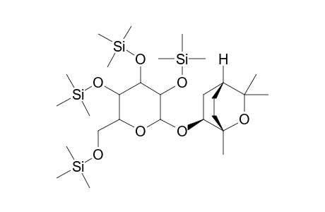 2-Hydroxy-1,8-cineole-glucoside, 4tms derivative