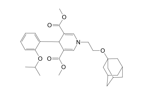 1-[2-(1-adamantyloxy)ethyl]-4-(2-isopropoxyphenyl)-4H-pyridine-3,5-dicarboxylic acid dimethyl ester