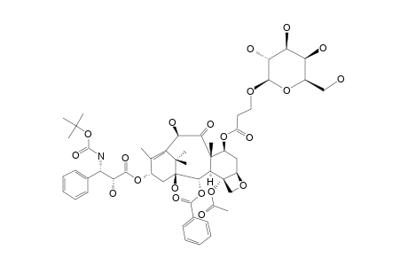 7-PROPIONYL-DOCETAXEL-3''-O-BETA-D-GALACTOPYRANOSIDE