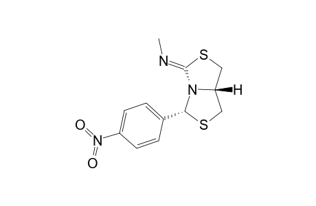 Methanamine, N-[dihydro-5-(4-nitrophenyl)-1H,3H,5H-thiazolo[3,4-c]thiazol-3-ylidene]-, (3Z,4.alpha.,5.alpha.,7a.beta.)-