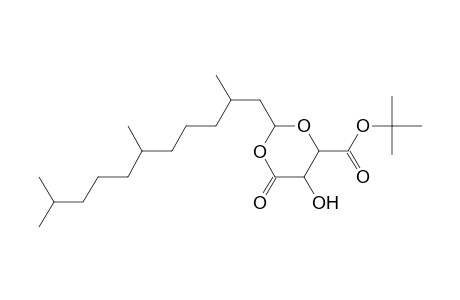 t-Butyl 5-hydroxy-6-oxo-2-[(2RS,6RS)-2,6,10-trimethylundecyl]-1,3-dioxane-4-carboxylate
