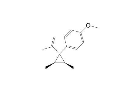 r-1-isopropenyl-1-(4-methoxyphenyl)-t-2,t-3-dimethylcyclopropane