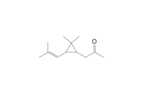 1-[2,2-dimethyl-3-(2-methylprop-1-enyl)cyclopropyl]acetone