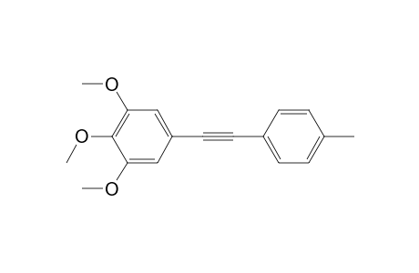 1,2,3-trimethoxy-5-[2-(4-methylphenyl)ethynyl]benzene