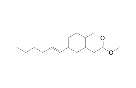Methyl 5-[(E)-Hex-1-enyl]-2-methylcylohexanylacetate