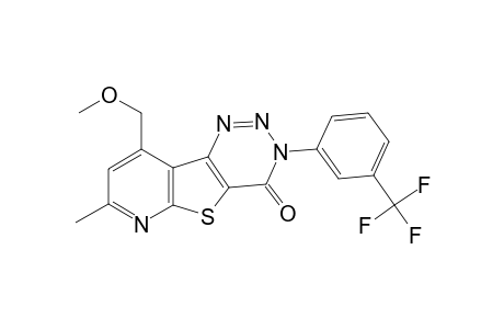 9-(methoxymethyl)-7-methyl-3-[3-(trifluoromethyl)phenyl]pyrido[3',2':4,5]thieno[3,2-d][1,2,3]triazin-4(3H)-one