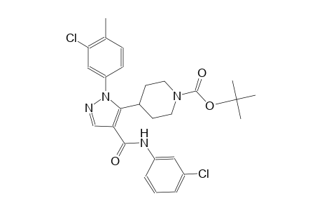 1-piperidinecarboxylic acid, 4-[1-(3-chloro-4-methylphenyl)-4-[[(3-chlorophenyl)amino]carbonyl]-1H-pyrazol-5-yl]-, 1,1-dimethylethyl ester
