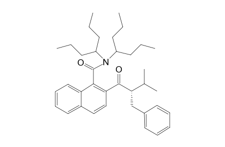 anti-(Ra*,2'S*)-N,N'-Bis(4-heptyl)-2-(2'-benzyl-3'-methylbutoyl)-1-naphthamide