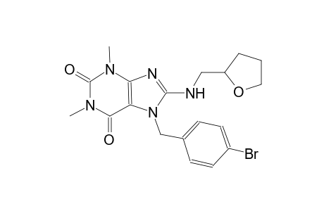 1H-purine-2,6-dione, 7-[(4-bromophenyl)methyl]-3,7-dihydro-1,3-dimethyl-8-[[(tetrahydro-2-furanyl)methyl]amino]-