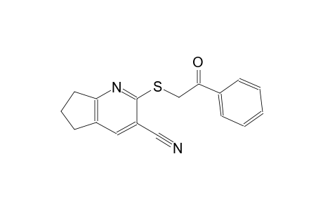2-[(2-oxo-2-phenylethyl)sulfanyl]-6,7-dihydro-5H-cyclopenta[b]pyridine-3-carbonitrile