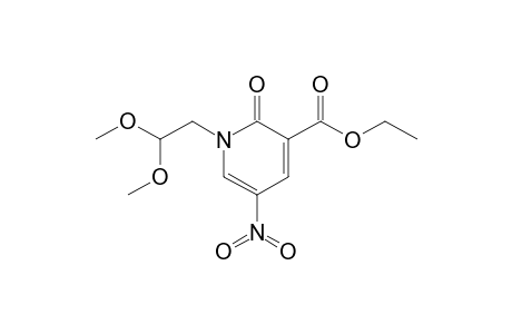 1-(2',2'-Dimethoxyethyl)-3-(ethoxycarbonyl)-5-nitropyridin-2(1H)-one