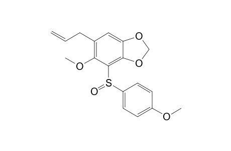 5-Methoxy-4-[(4'-methoxyphenyl)sulfinyl]-6-(2'-propenyl)-1,3-benzodioxole