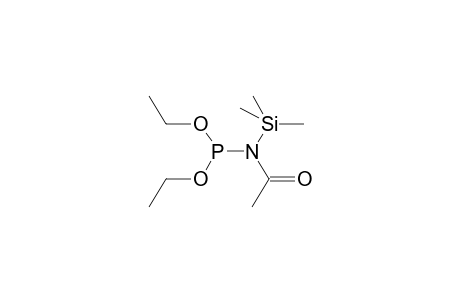 N-ACETYL-N-TRIMETHYLSILYLAMIDODIETHYLPHOSPHITE