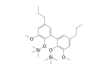[2-methoxy-6-(3-methoxy-5-propyl-2-trimethylsilyloxy-phenyl)-4-propyl-phenoxy]-trimethyl-silane