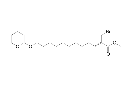 Methyl 12-tetrahydropyranyloxy-2-bromomethyl-2(Z)-dodecenoate
