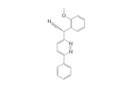 ALPHA-(2-METHOXYPHENYL)-ALPHA-(6-PHENYLPYRIDAZIN-3-YL)-ACETONITRILE