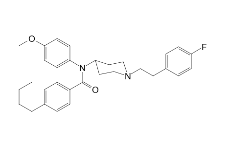 4-Butyl-N-(1-[2-(4-fluorophenyl)ethyl]piperidin-4-yl)-N-4-methoxyphenylbenzamide