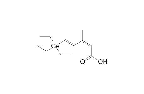 (2Z,4E)-5-Triethylgermyl-3-methylpent-2,4-dienoic acid