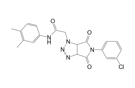 pyrrolo[3,4-d][1,2,3]triazole-1-acetamide, 5-(3-chlorophenyl)-N-(3,4-dimethylphenyl)-1,3a,4,5,6,6a-hexahydro-4,6-dioxo-