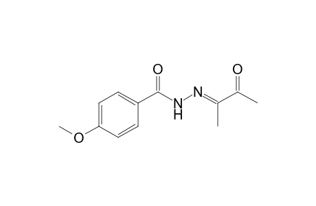 4-Methoxy-N-[(E)-(1-methyl-2-oxo-propylidene)amino]benzamide