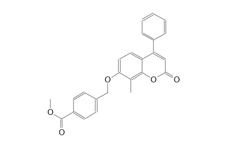methyl 4-{[(8-methyl-2-oxo-4-phenyl-2H-chromen-7-yl)oxy]methyl}benzoate