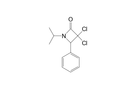 3,3-DICHLORO-1-ISOPROPYL-4-PHENYL-2-AZETIDINONE