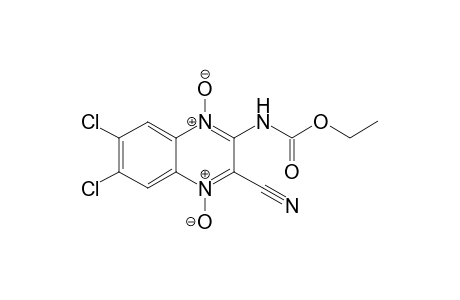 3-( Ethoxycarbonyl)amino-6,7-dichloro-2-quinoxalinecarbonitrile-1,4-di(N,N)-oxide