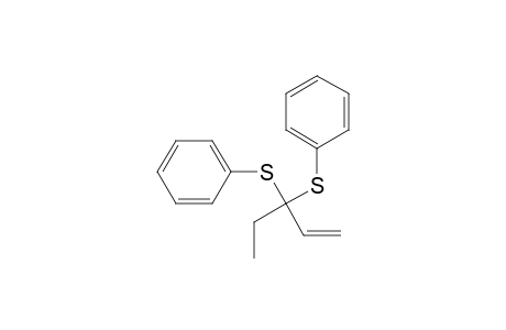3,3-Bis(phenylthio)pent-1-ene