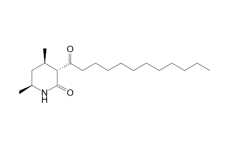 (3R,4R,6S)-3-dodecanoyl-4,6-dimethyl-piperidin-2-one
