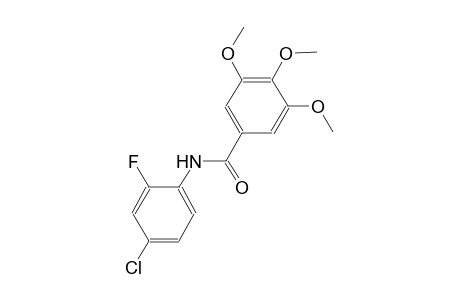 N-(4-chloro-2-fluorophenyl)-3,4,5-trimethoxybenzamide