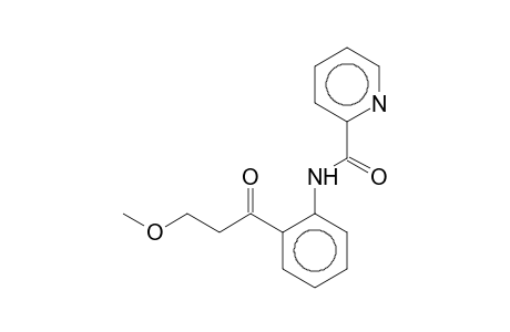 2-Pyridinecarboxamide, N-[2'-(2-methoxyethylcarbonyl)phenyl]-