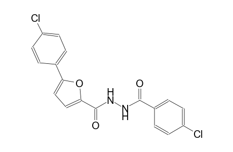 4-chloro-N'-[5-(4-chlorophenyl)-2-furoyl]benzohydrazide