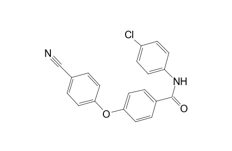 N-(4-Chloro-phenyl)-4-(4-cyano-phenoxy)-benzamide