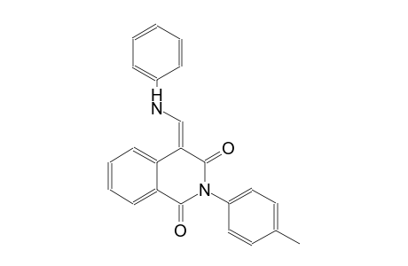 1,3(2H,4H)-isoquinolinedione, 2-(4-methylphenyl)-4-[(phenylamino)methylene]-, (4E)-