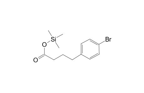 4-(4-Bromophenyl)butanoic acid, tms derivative