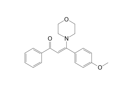 1-Phenyl-3-(4-methoxy)phenyl-3-morpholinopropen-1-one