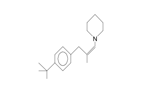 cis-1-Piperidino-3-(4-tert-butyl-phenyl)-2-methyl-propene