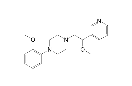 1-(2-Ethoxy-2-pyridin-3-yl-ethyl)-4-(2-methoxyphenyl)piperazine