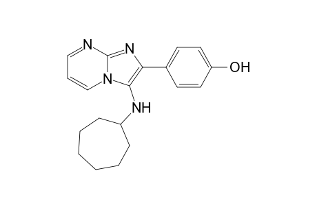 4-[3-(Cycloheptylamino)imidazo[1,2-a]pyrimidin-2-yl]-phenol