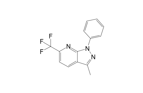 3-Methyl-1-phenyl-6-(trifluoromethyl)pyrazolo[3,4-b]pyridine