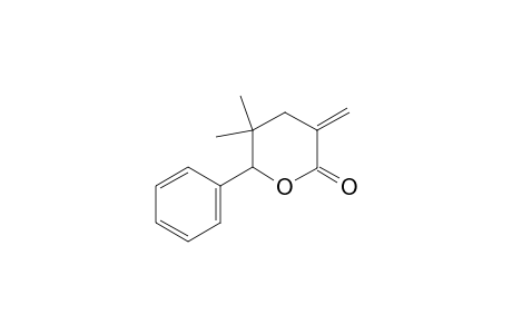 5,5-Dimethyl-3-methylen-6-phenyltetrahydro-2-pyranone